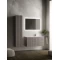 Комплект мебели серый матовый 101 см Sancos Snob R SNR100RSM + CN7015 + CI1000 - 2