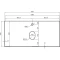 Столешница 102,1 см Gray Structural La Fenice Terra FNC-VS01-TER-100 - 3