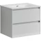 Комплект мебели белый глянец 61 см Sancos Cento CN60W + CN7001 + CI600 - 3