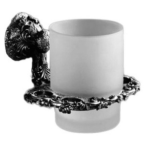 Изображение товара стакан с держателем зубных щеток серебро art&max sculpture am-0684-t