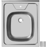 Изображение товара кухонная мойка матовая сталь ukinox стандарт std500.600 ---4c 0c-
