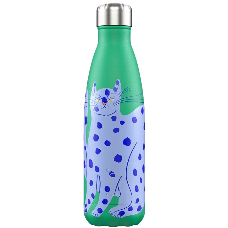 Термос 0,5 л Chilly's Bottles Artist Agathe Singer Blue Cat B500ARTAS1
