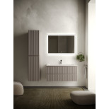 Комплект мебели серый матовый 101 см Sancos Snob R SNR100SM + CN7013 + CI1000