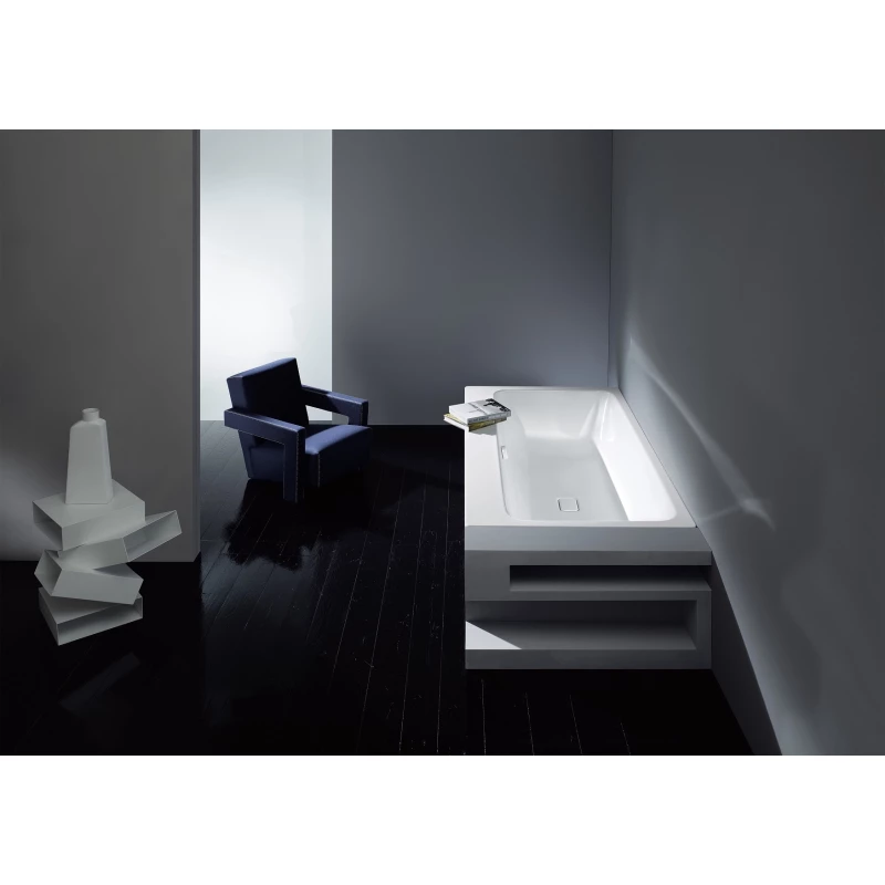 Стальная ванна 190x100 см Kaldewei Asymmetric Duo 744 с покрытием Anti-Slip и Easy-Clean