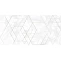 Вставка Calacatta ромбы белый KT2L052 29,8x59,9