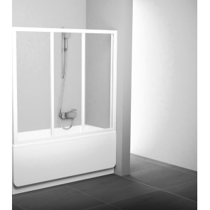 Изображение товара шторка для ванны ravak avdp3 - 150 белый transparent 40vp0102z1