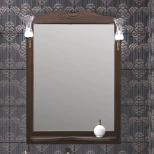 Изображение товара зеркало 71,5x103,5 см орех антикварный opadiris клио