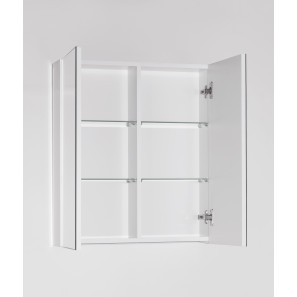 Изображение товара зеркальный шкаф 60х68,4 см белый глянец style line амарант lc00000351