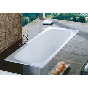 Изображение товара испанская чугунная ванна 100x70 см без противоскользящего покрытия roca continental 211507001
