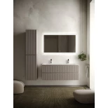 Комплект мебели серый матовый 121 см Sancos Snob R SNR120SM + CN7016 + CI1200