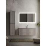 Комплект мебели серый матовый 121 см Sancos Snob R SNR120SM + CN7017 + CI1200