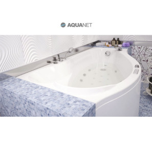 Изображение товара акриловая ванна 169,8x99,5см левая aquanet palma 00205737