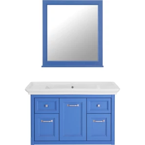 Изображение товара комплект мебели синий матовый 105,8 см asb-woodline толедо