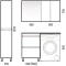 Шкаф двустворчатый 60x70 белый глянец Corozo Альтаир SD-00000502 - 4