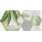 Плитка настенная Laparet Focus зеленый ботаника 25x50