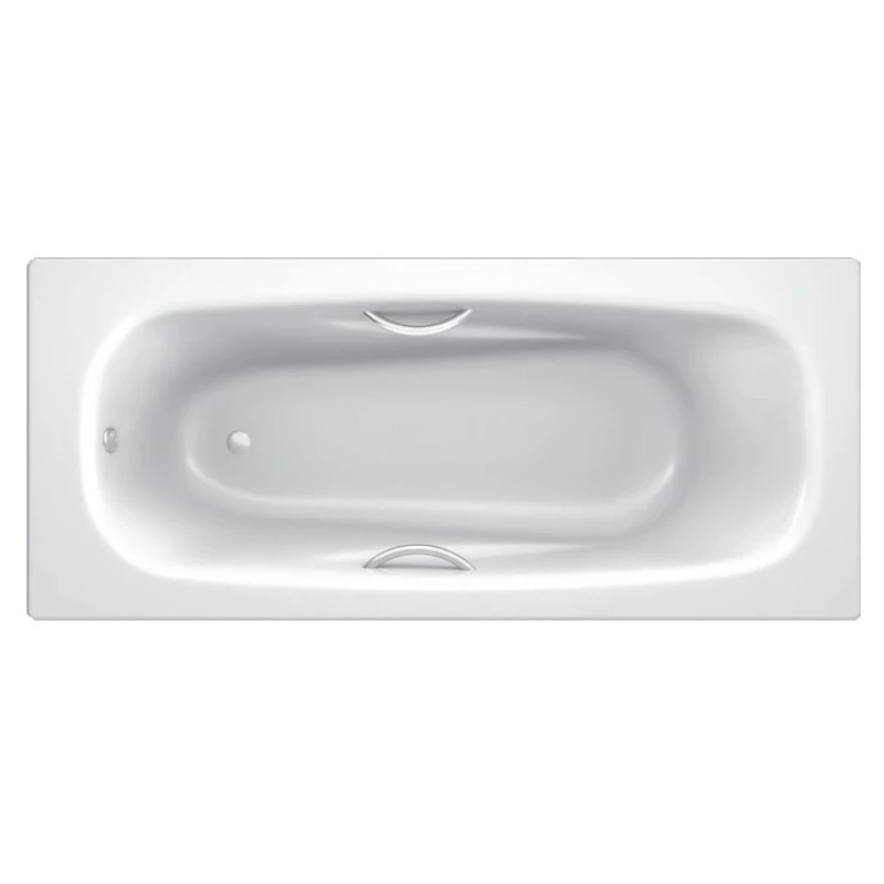 Стальная ванна 170x75 см с отверстиями для ручек BLB Anatomica B75L handles