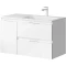 Комплект мебели белый глянец 91,8 см Aqwella 5 Stars Accent ACC0109RW + Mal.09.04.D-R + RM0205W - 3