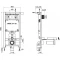 Комплект подвесной унитаз Jacob Delafon Struktura EDE102-00 + E20606-WTE + система инсталляции Jacob Delafon E29025-NF + E4316-CP - 5