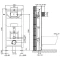 Комплект подвесной унитаз Esbano Azalea ESUPAZALB + система инсталляции Jacob Delafon E5504-NF + E4326-00 - 6
