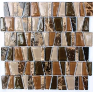 Мозаика S-849 стекло камень  (2,0*4,0*8)30,5*30,5