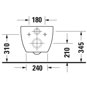 Изображение товара подвесной безободковый унитаз с сиденьем микролифт duravit architec 45720900a1
