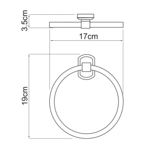 Изображение товара кольцо для полотенца wasserkraft oder k-3060