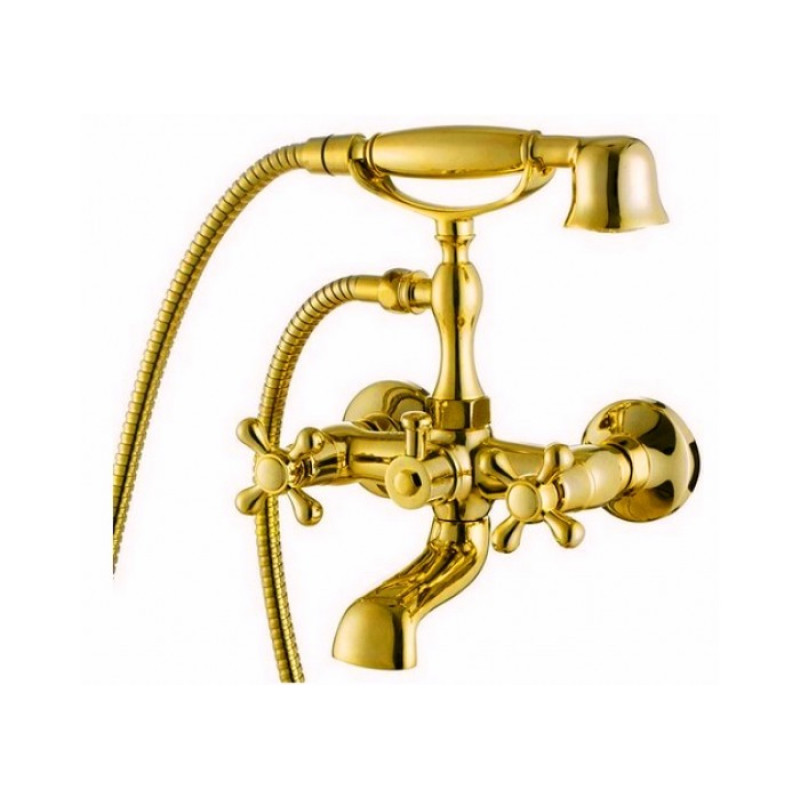 Смеситель для ванны Kaiser Carlson Style 44222-3/44223-3 GOLD