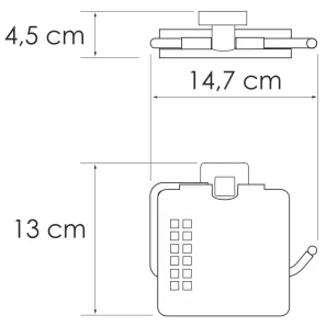 Изображение товара держатель туалетной бумаги wasserkraft rhin k-8725