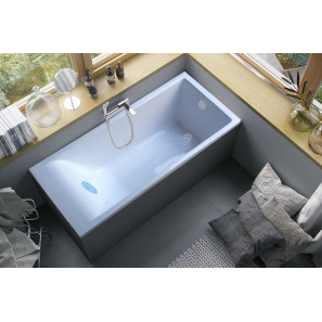 Изображение товара ванна из литого мрамора 180х80 см marmo bagno алесса new mb-aln180-80