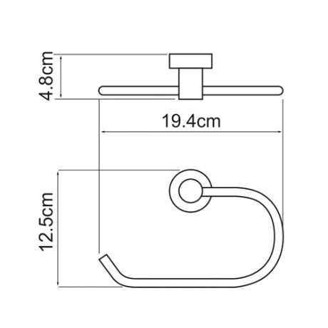 Кольцо для полотенец WasserKRAFT Donau K-9460