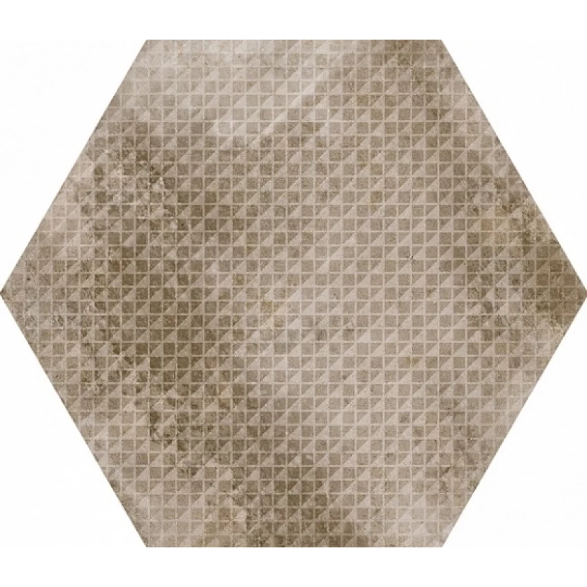 Керамогранит 23602 Urban Hexagon Melange Nut 29,2x25,4