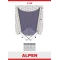 Душевой уголок Alpen Alpina Quadrant 78,5x78,5 см прозрачное стекло A160N-80 - 3