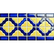 Керамическая плитка мозаика BW0019 керамика глянцевая (4,8*4,8) 15*30,6