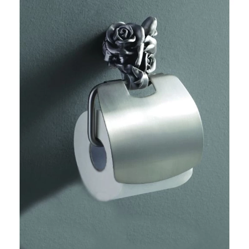 Держатель для туалетной бумаги серебро Art&Max Rose AM-0919-T