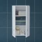 Шкаф подвесной белый глянец Санта Стандарт 401005 - 2